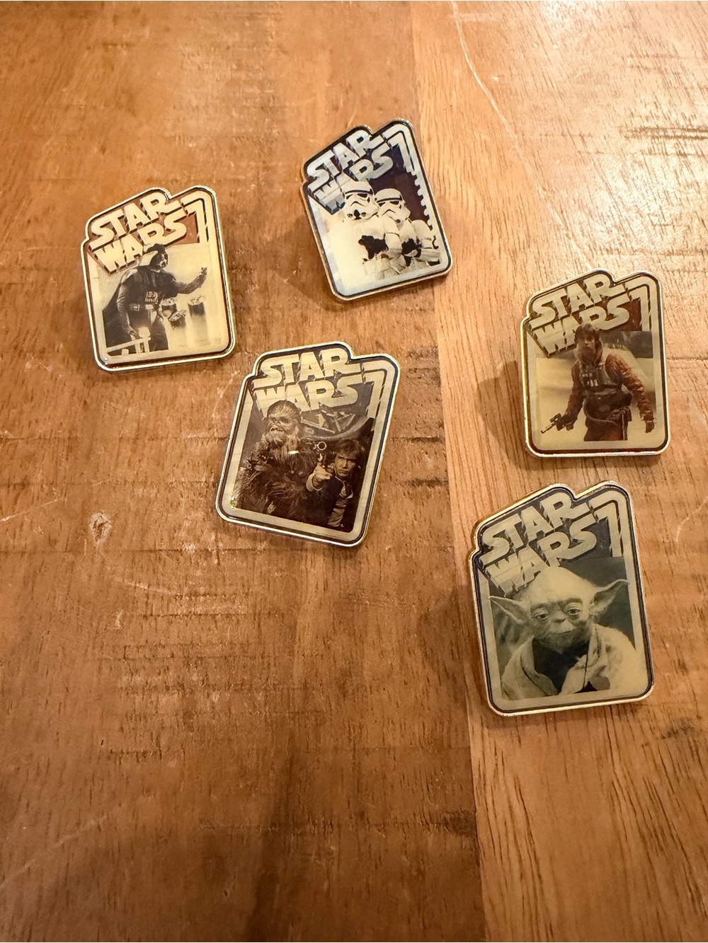 2015 Disney Pin Star Wars Mystery Box Collection bundle of 5